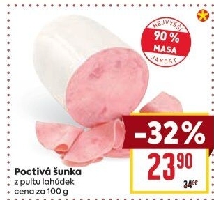Šunka poctivá nejvyšší jakosti