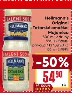 Tatarská omáčka Hellmann'