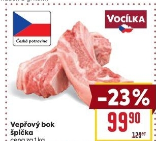 Vepřový bok špička Vocílka