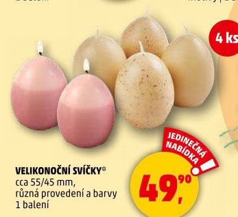 Svíčka dekorační velikonoční