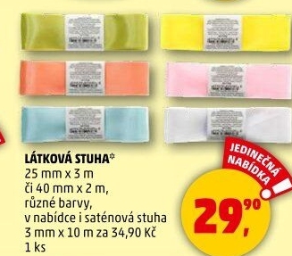 Vázací dekorační stuha