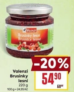 Brusinky lesní Valenzi