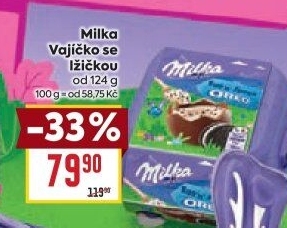 Čokoládová plněná vajíčka Milka