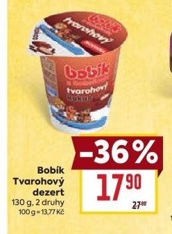 Dezert tvarohový Bobík