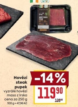 Hovězí pupek flank steak