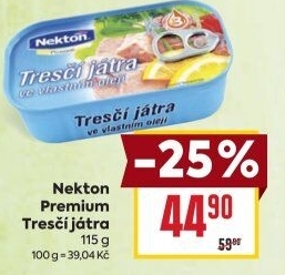 Játra tresčí Nekton