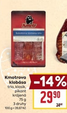 Kmotrova klobása pikantní Kmotr