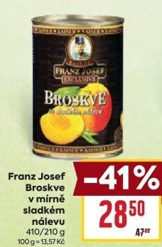 Kompot broskve Exclusive Franz Josef Kaiser