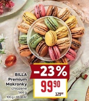 Makronky Premium Billa