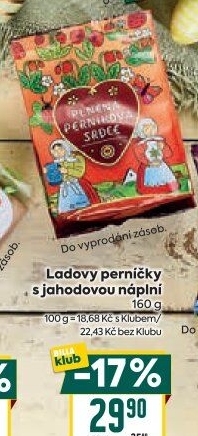 Plněná perníková srdce Silisan