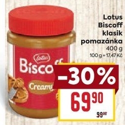 Pomazánka Biscoff Lotus