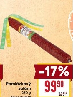 Pomlázkový salám Krásno