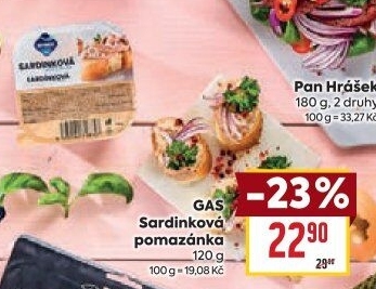 Sardinková pomazánka