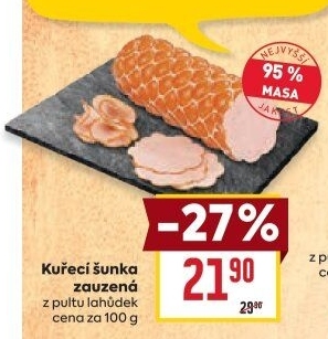Šunka kuřecí zauzená nejvyšší jakosti
