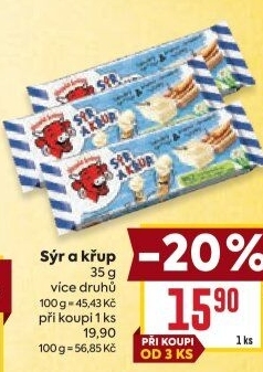 Sýr a křup Veselá kráva