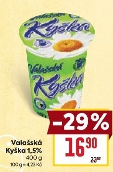Valašská kyška Mlékárna Valašské Meziříčí