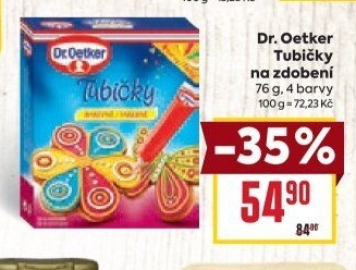 Zdobicí tubičky Dr. Oetker