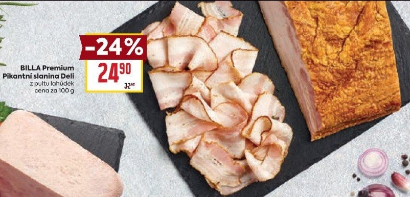 Slanina pikantní Deli Billa Premium