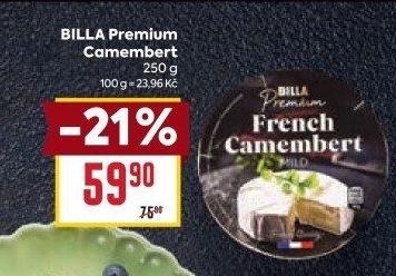 Sýr Camembert Billa Premium