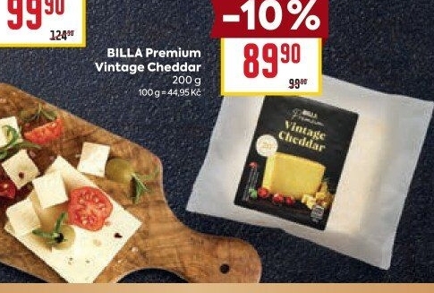 Sýr Cheddar Vintage Premium Billa