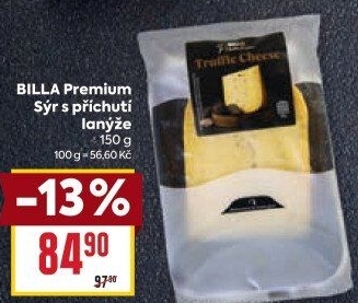Sýr s příchutí lanýže Premium Billa