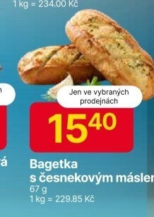 Bageta česneková