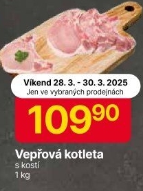 Kotleta vepřová s kostí