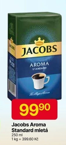 Mletá káva Jacobs Aroma Standard