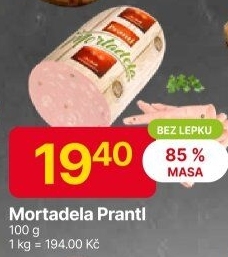 Mortadela s pepřem Prantl