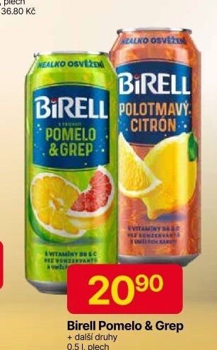 Nealkoholické pivo ochucené Birell