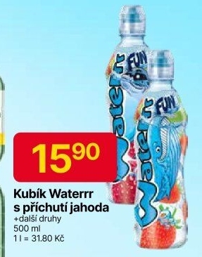 Ochucená voda Waterrr Kubík