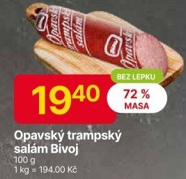 Salám opavský trampský Bivoj