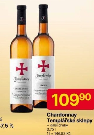 Vína Templářské sklepy Čejkovice