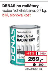 Barva na radiátory Radiátor Denas