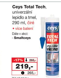 Univerzální lepidlo a tmel Total Tech Ceys