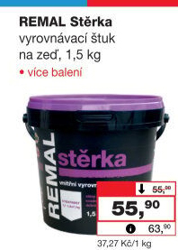 Vyrovnávací stěrka Remal