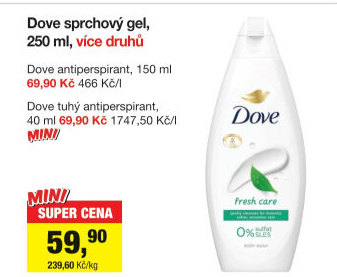 Sprchový gel Dove