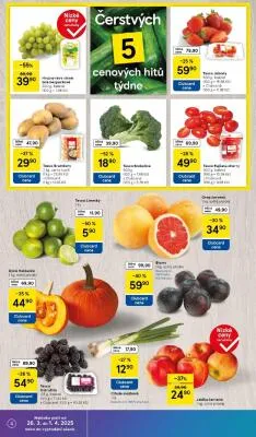 akční leták Tesco 26.3.2025-1.4.2025