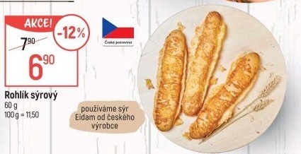 Rohlík se sýrem