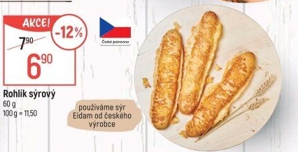 Rohlík se sýrem