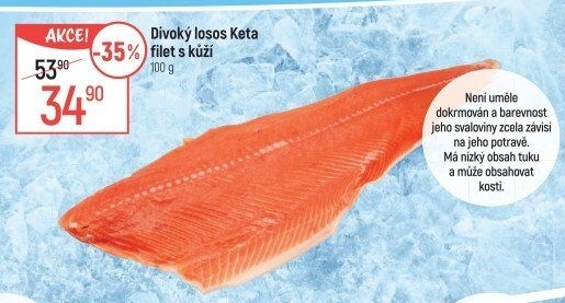 Losos divoký filet Keta