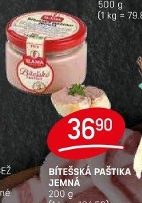Paštika bítešská jemná Sláma