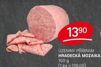 Salám Hradecká mozaika Příbramská uzenina