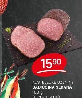Sekaná babiččina Kostelecké uzeniny