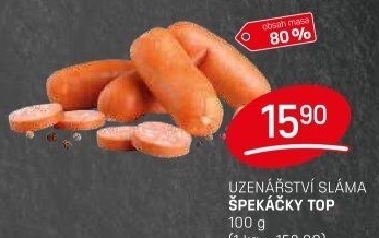 Špekáčky Top Sláma