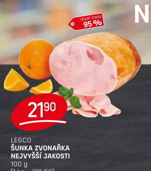 Šunka Zvonařka nejvyšší jakosti LE&amp