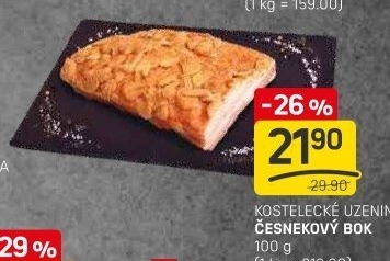 Česnekový bok Kostelecké uzeniny