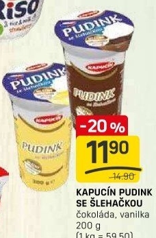 Dezert pudink Kapucín