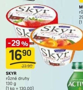 Dezert zakysaný ochucený Skyr Bohušovická mlékárna
