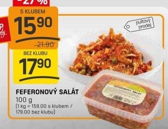 Feferonkový salát